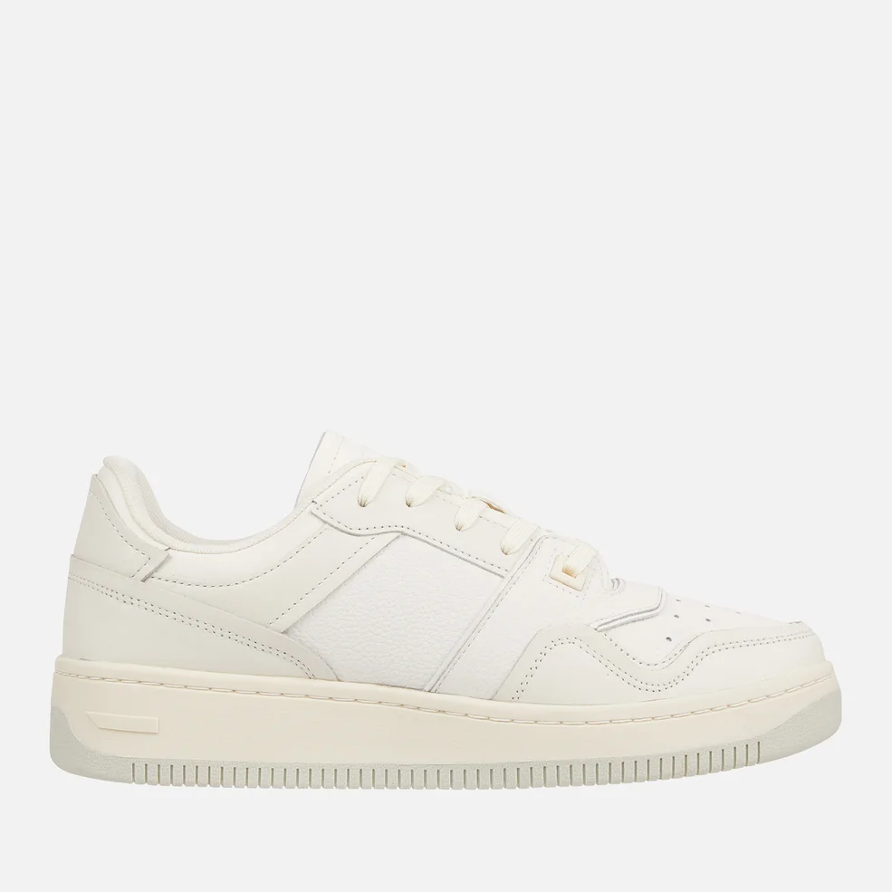 Tommy Jeans Basket Leather Trainers Image 1