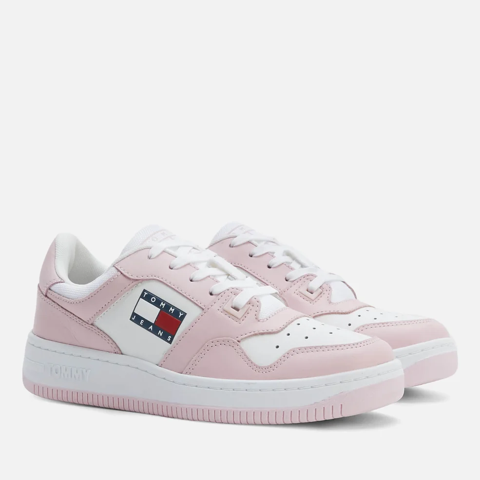 Tommy Jeans Women's Retro Basket Leather Trainers Image 1
