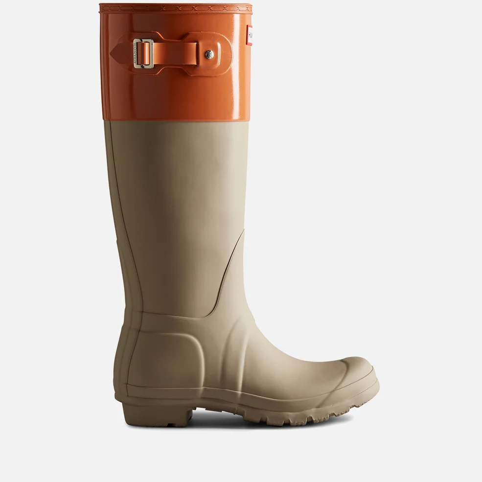 Hunter Original Two-Tone Rubber Tall Wellies Image 1