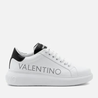 Valentino Women's Bounce Logo Leather Chunky Trainers