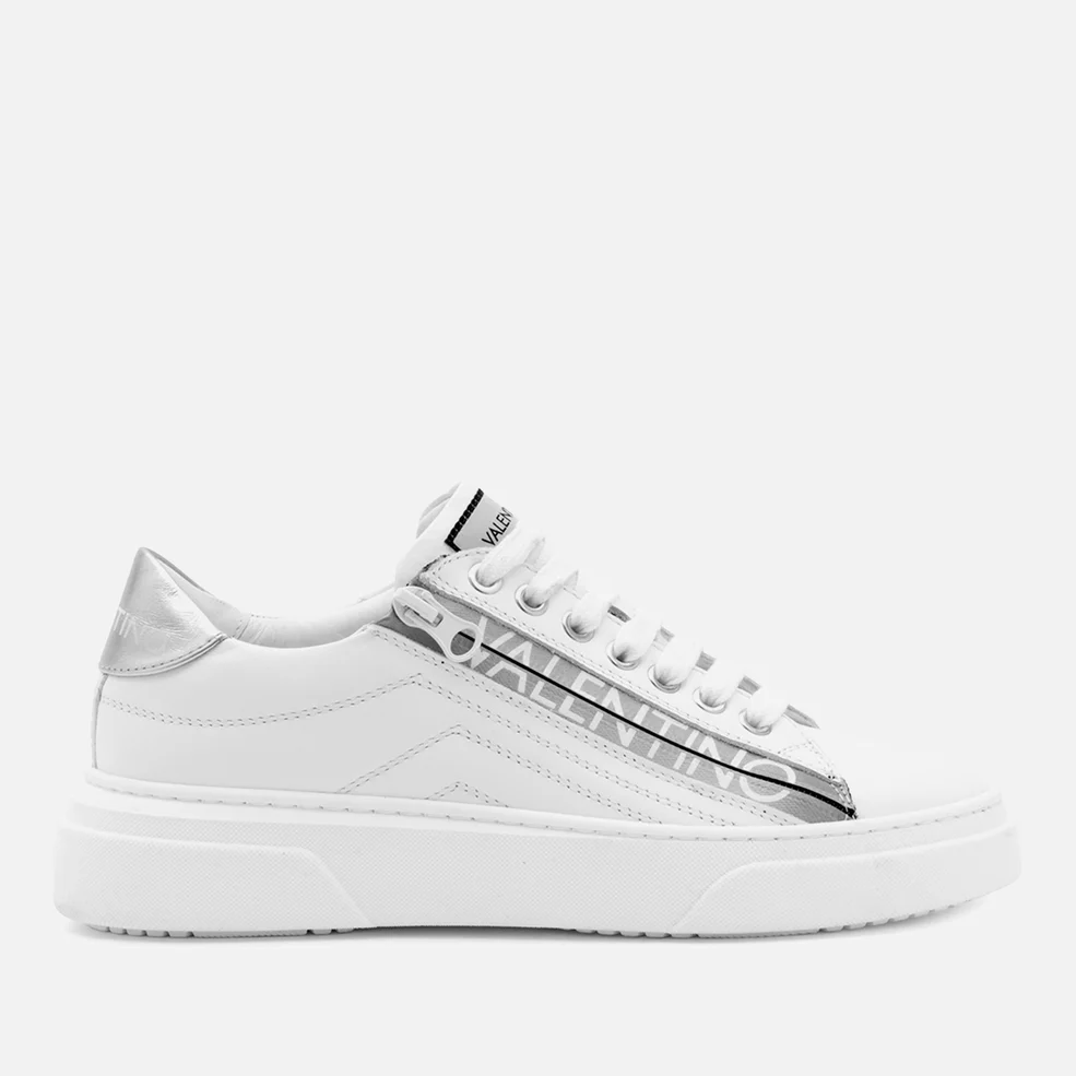 Valentino Women's Stan Sunner Side Zip Leather Cupsole Trainers Image 1