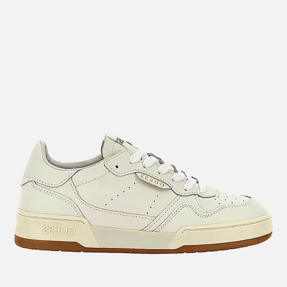 Guess Jinny Logo Leather Trainers Image 1