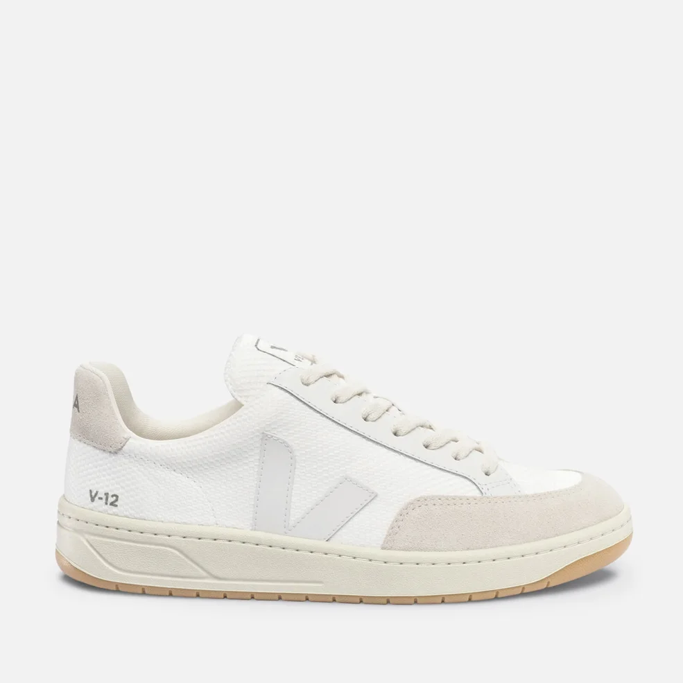 Veja Men’s V-12 B Mesh and Suede Trainers Image 1