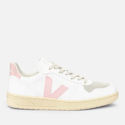 Veja Women’s V-10 Faux Leather and Suede Trainers - UK 3