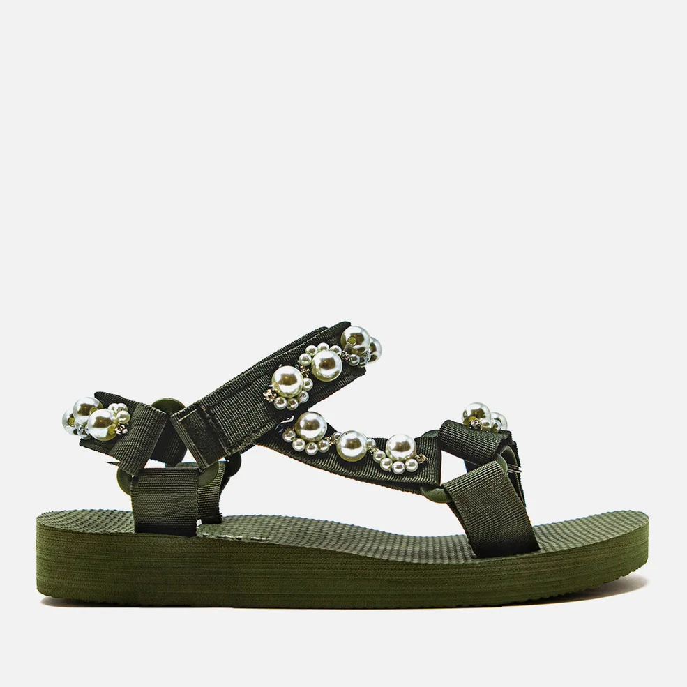 Arizona Love Women’s Trekky Embellished Webbing Sandals Image 1