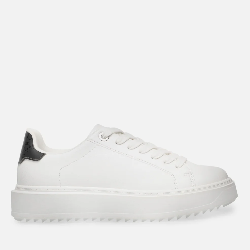 Steve Madden Catcher Faux Leather Trainers Image 1