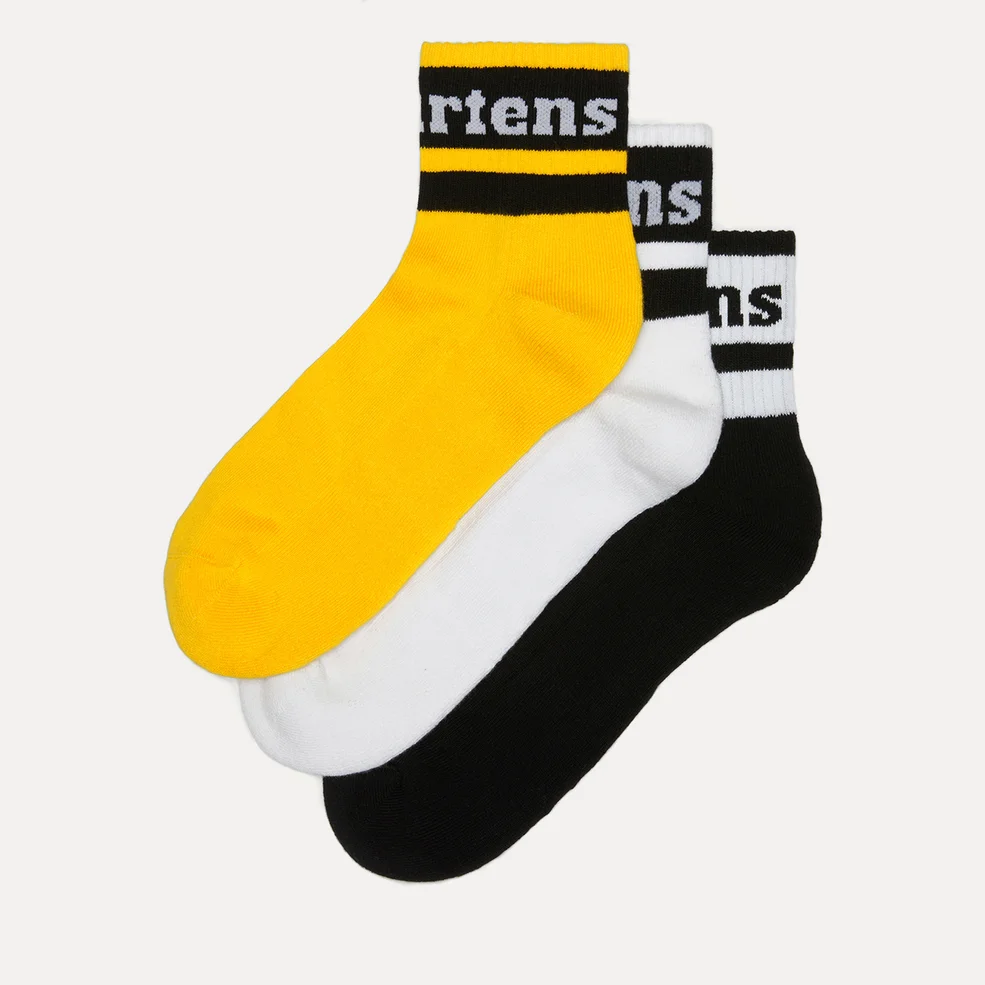 Dr. Martens Athletic Thee-Pack Cotton-Blend Socks Image 1