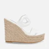 Steve Madden Settle Faux Leather Wedged Mules - Image 1