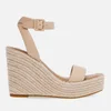 Steve Madden Women's Upstage Leather Wedge Sandals - Image 1
