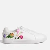 Ted Baker Women's Artel Floral Leather Cupsole Trainers - Image 1