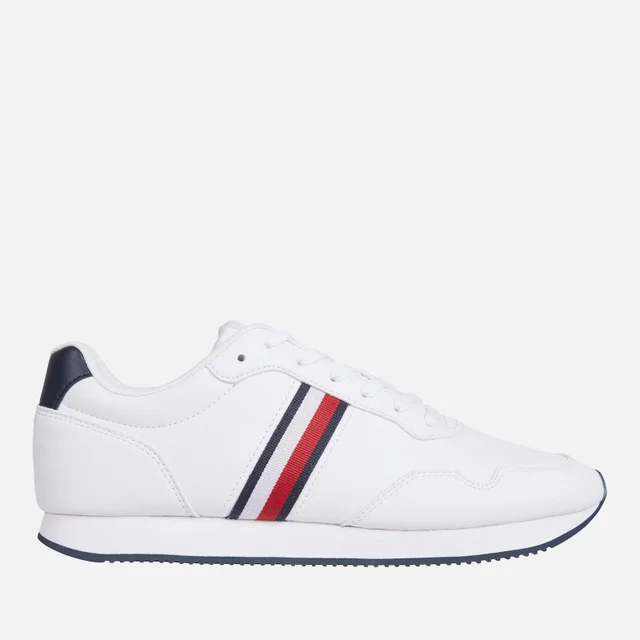 Tommy Hilfiger Men's Leather Running Style Trainers