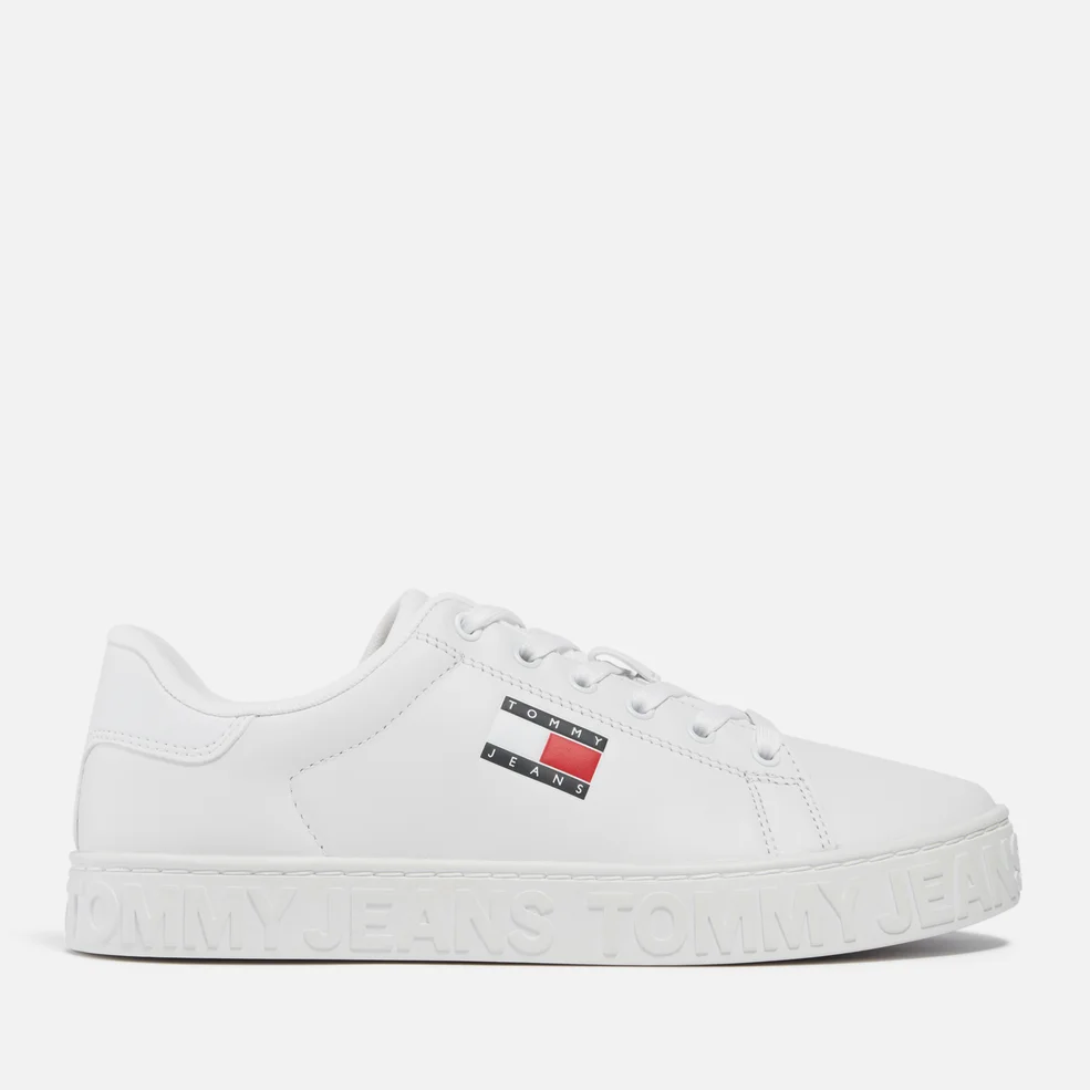 Tommy Jeans Cool Low Top Leather Trainers Image 1