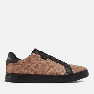 Coach Lowline Signature Printed Coated-Canvas Trainers