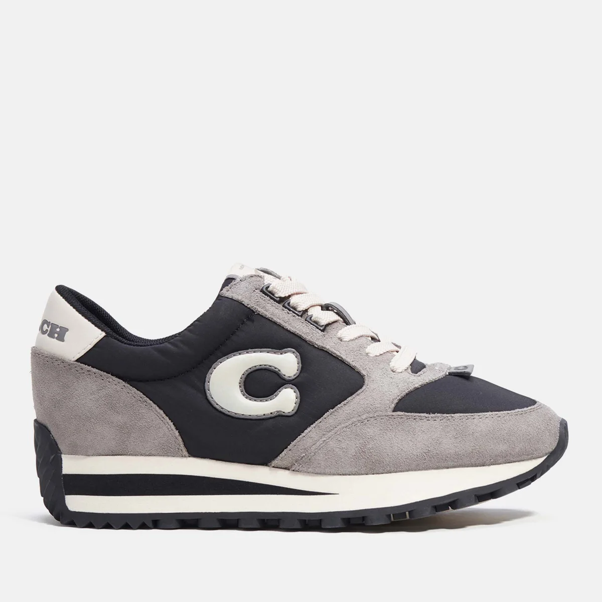 Coach Shell and Suede Running Style Trainers Image 1