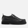 Walk London Men's Brooklyn Apron Pebbled Leather Shoes - Image 1