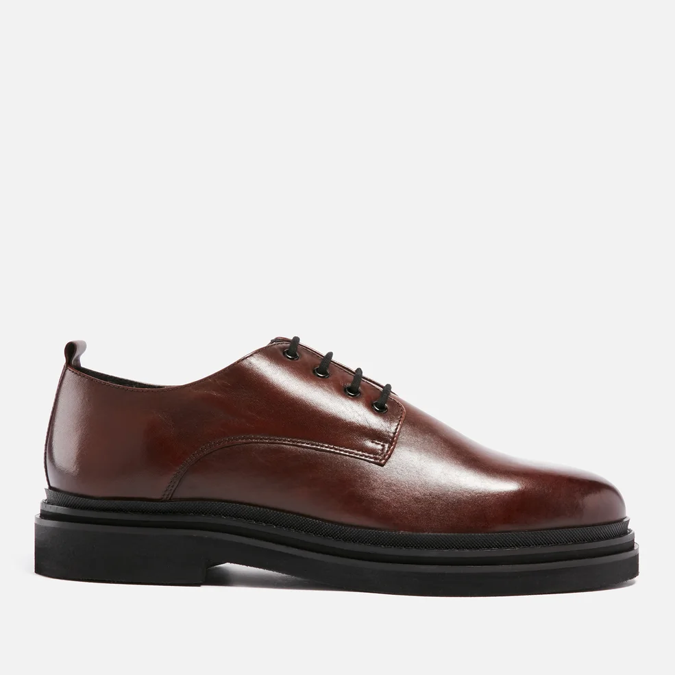 Walk London Men's Brooklyn Derby Leather Shoes Image 1