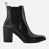Dune Womens Promising Block-Heel Leather Western Boots - Image 1