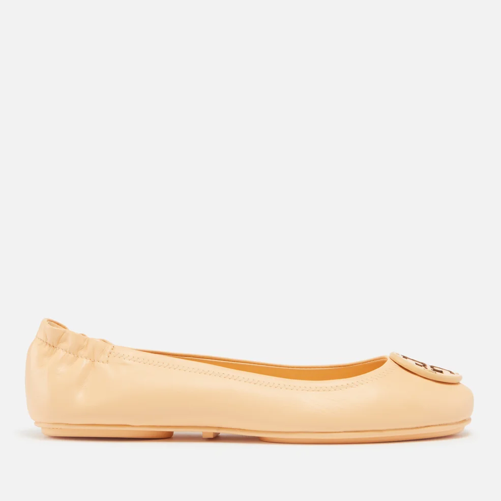 Tory Burch Women's Minnie Travel Leather Ballet Flats Image 1