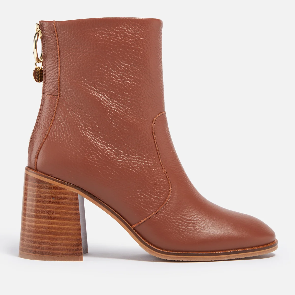 See by Chloé Aryel Leather Heeled Boots Image 1