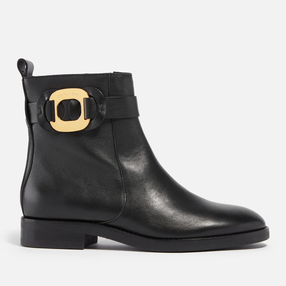 See by Chloé Chany Leather Ankle Boots Image 1