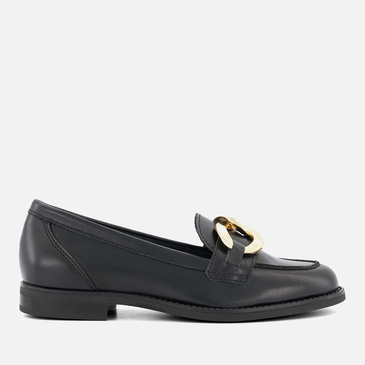 Dune Women's Goddess Leather Loafers Image 1