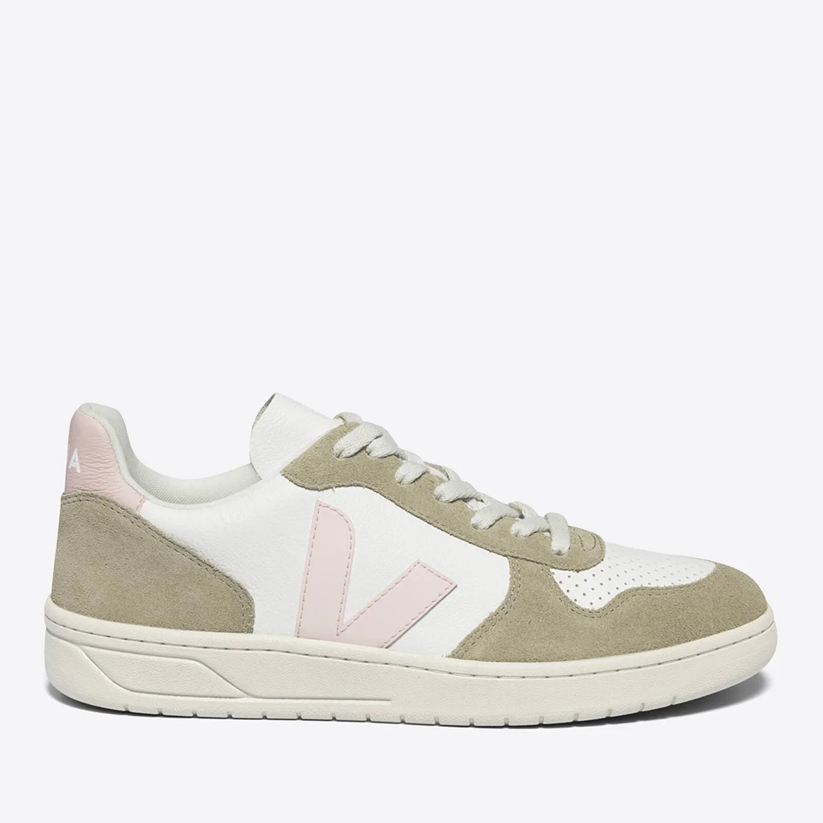 Veja Women's V-10 Chrome Free Leather Trainers Image 1
