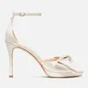 Kate Spade New York Women's Bridal Bow Satin Heeled Sandals - Image 1