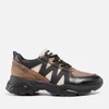 Valentino Men's NYX Leather, Nubuck and Mesh Trainers - Image 1