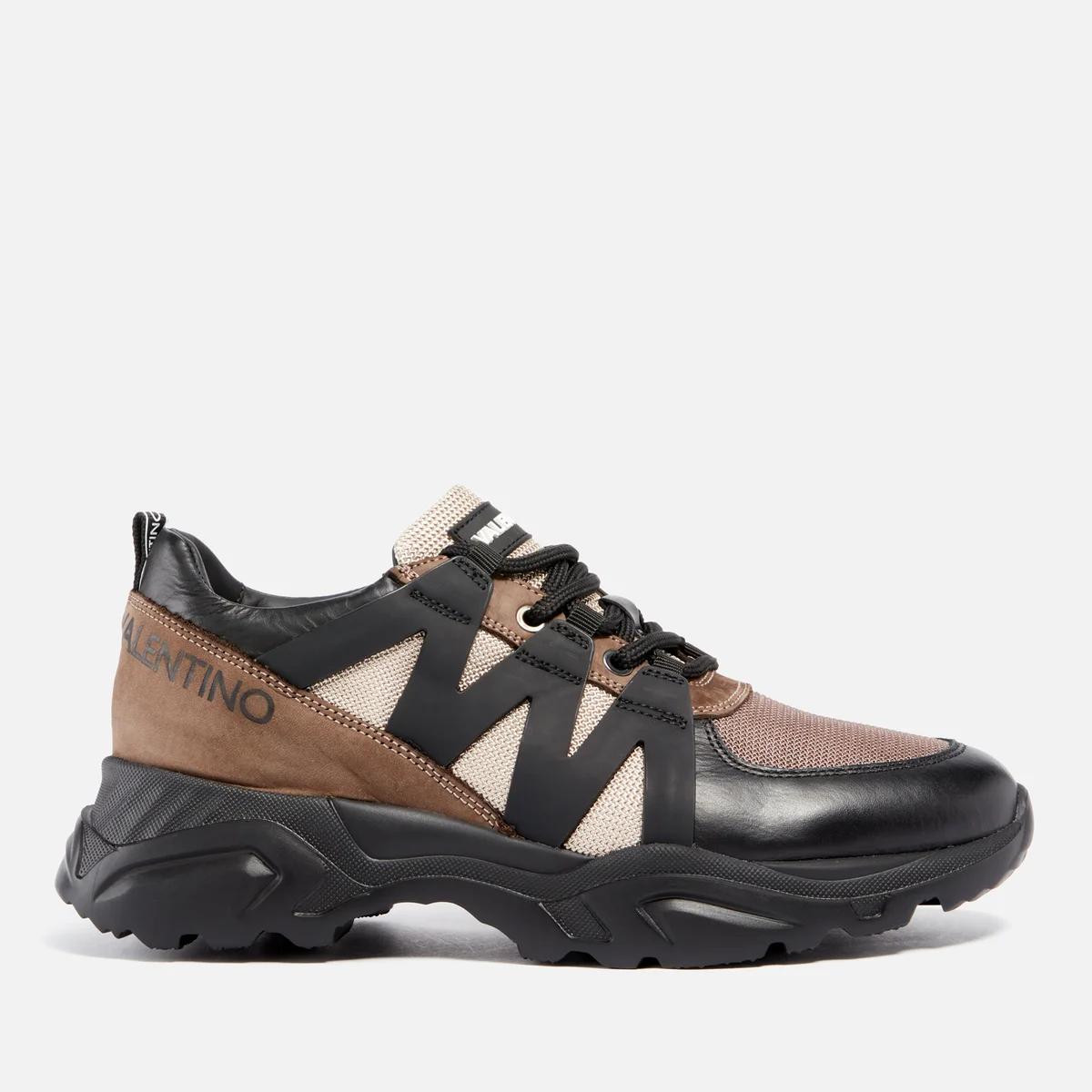 Valentino Men's NYX Leather, Nubuck and Mesh Trainers Image 1