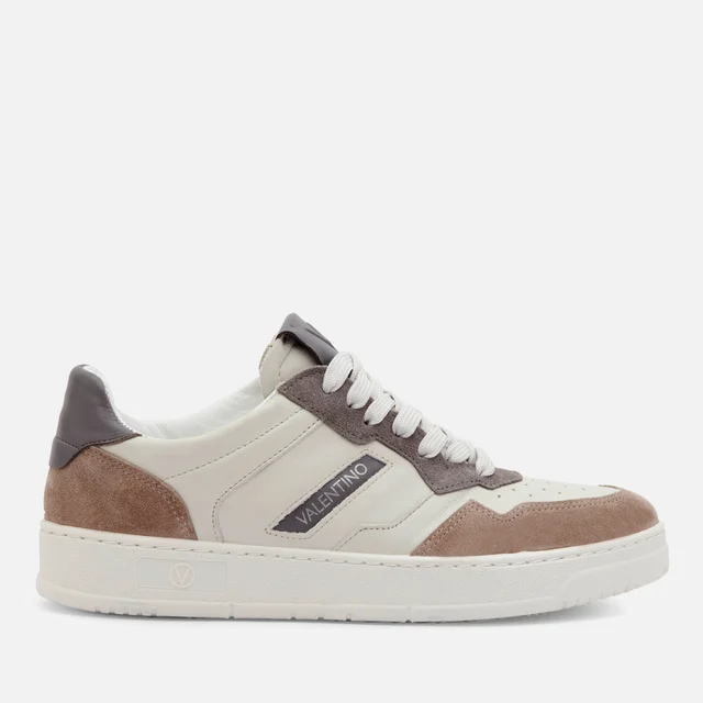 Valentino Men's Suede and Leather Basket Trainers