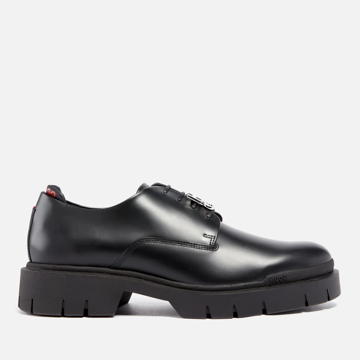 HUGO Men's Denzel Leather Derby Shoes Image 1