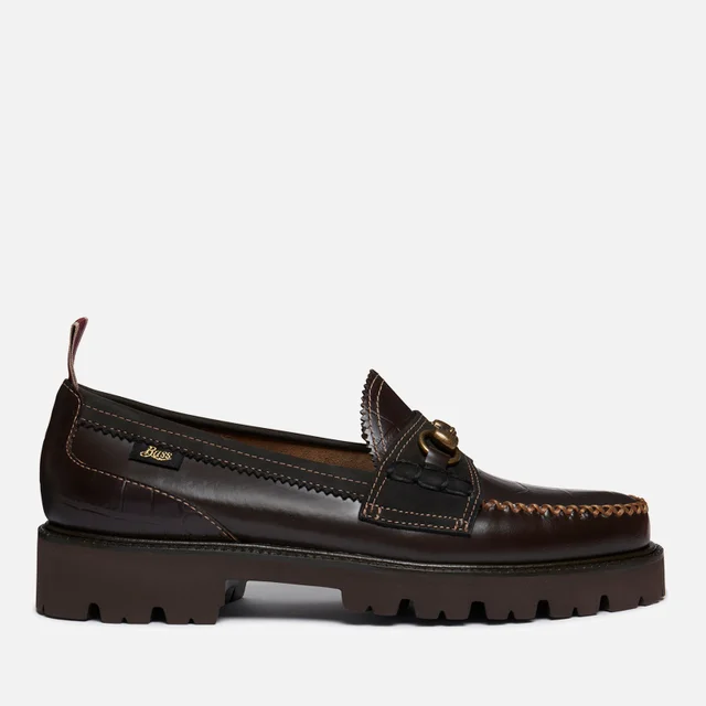 G.H Bass & Co x Nicholas Daley Men's Super Lug Lincoln Leather Loafers