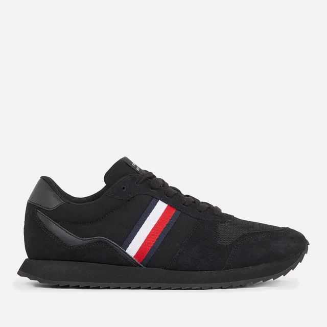 Tommy Hilfiger Men's Evo Mix Suede, Leather and Mesh Trainers