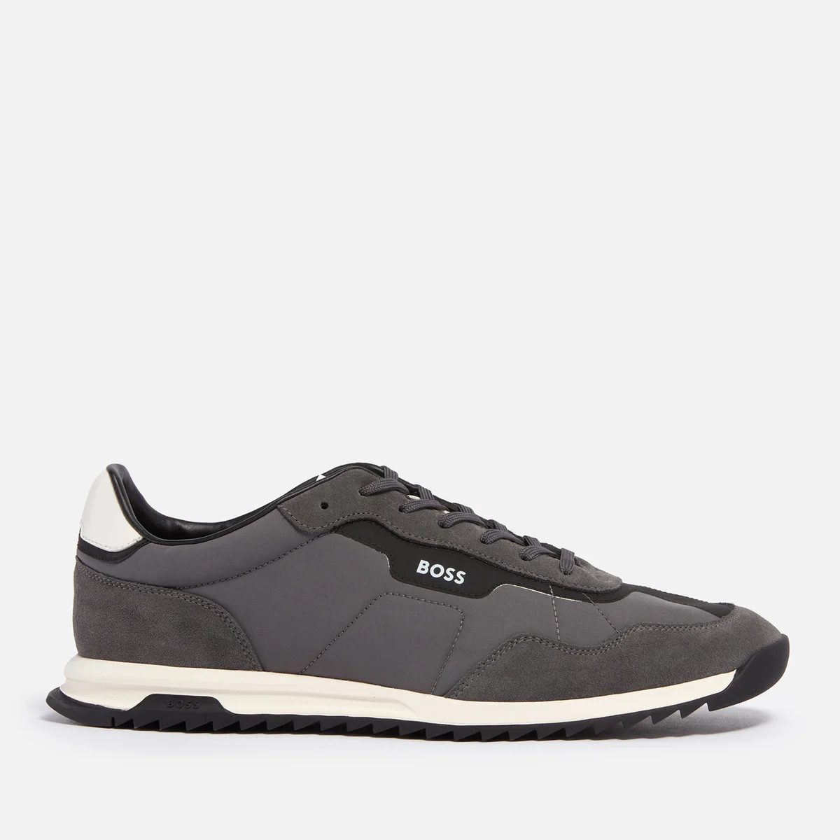 BOSS Men's Zayn Faux Suede and Shell Trainers Image 1