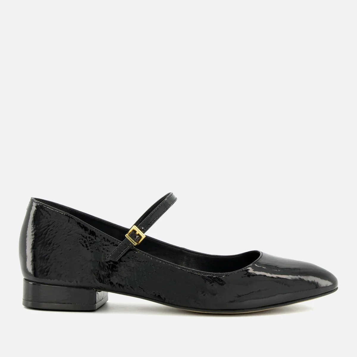 Dune Women's Hipplie Patent-Leather Mary Jane Flats Image 1