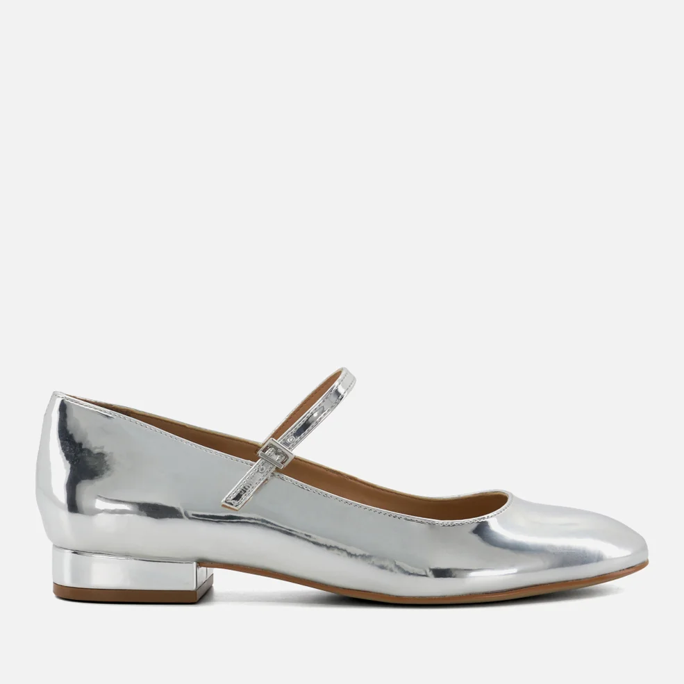 Dune Women's Hipplie Patent-Leather Mary Jane Flats Image 1