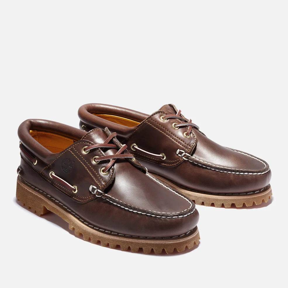Timberland Men's Authentic Leather Boat Shoes - UK 7 Image 1
