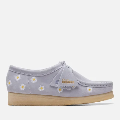 Clarks Originals Women's Embroidered Suede Wallabee Shoes