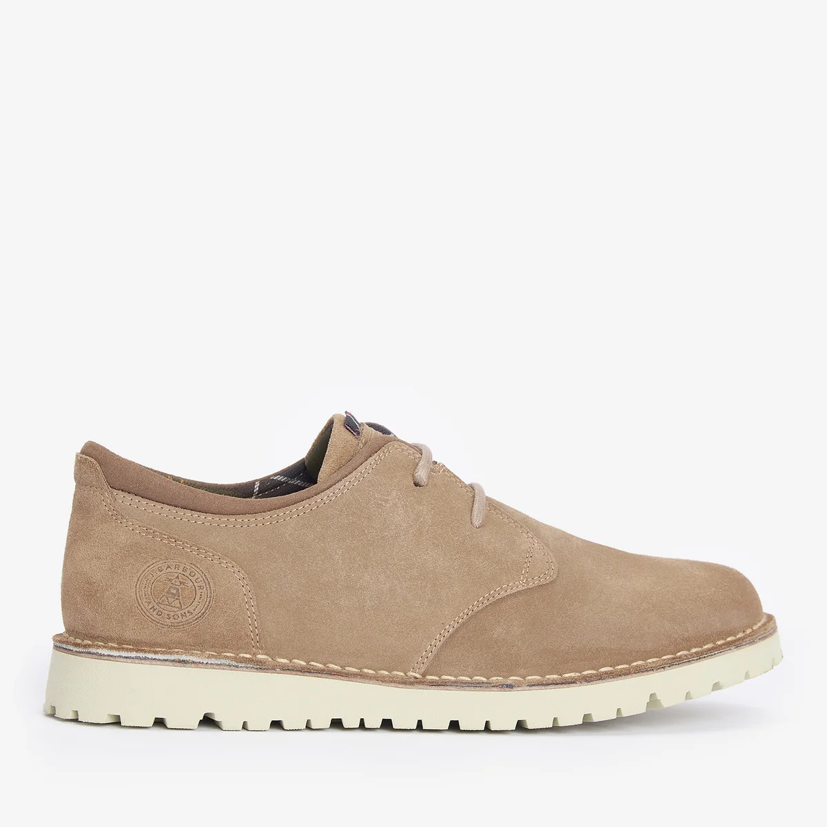 Barbour Acer Suede 2 Eye Derby Shoes Image 1