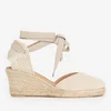 Barbour Women's Juana Wedged Suede and Raffia Espadrilles - Image 1