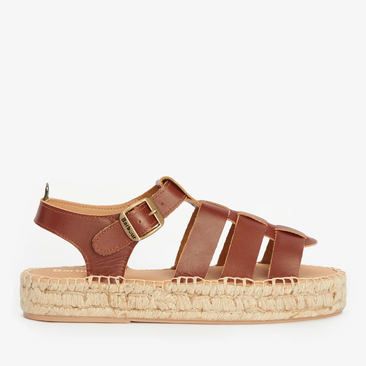 Barbour Women's Paloma Fisherman Leather Espadrille Sandals Image 1