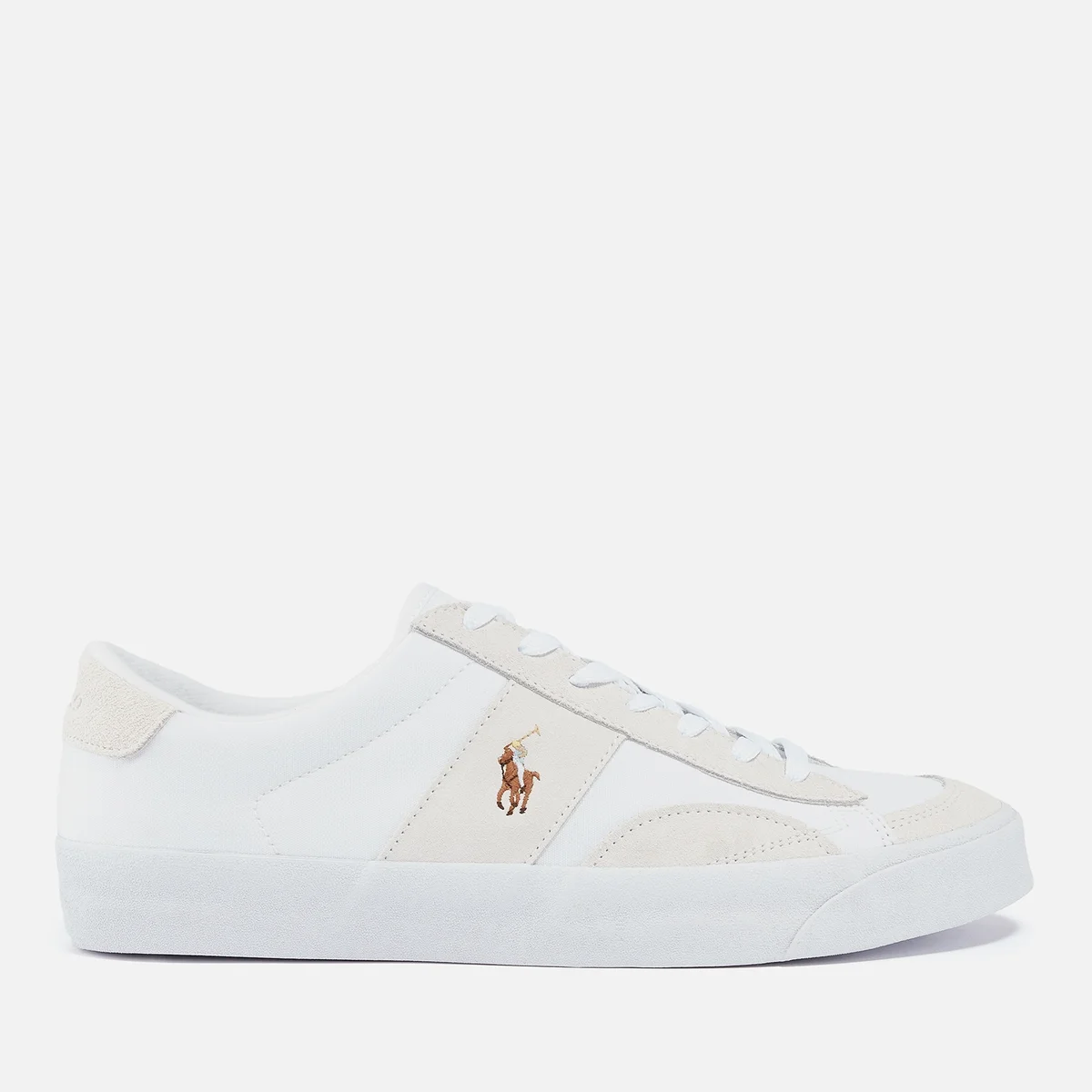 Polo Ralph Lauren Men's Sayer Canvas and Suede Trainers Image 1