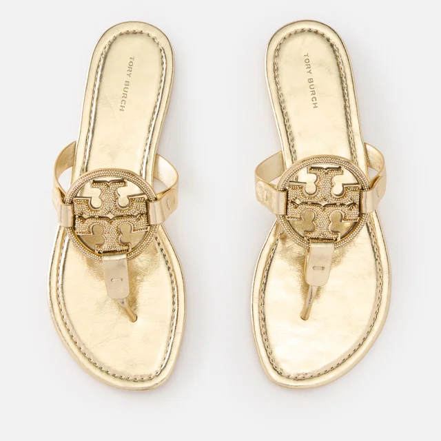 Tory Burch Women's Miller Embellished Leather Sandals