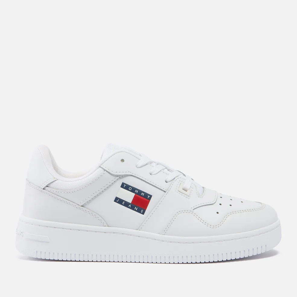 Tommy Jeans Women's Leather Basket Trainers Image 1