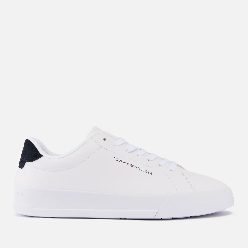 Tommy Hilfiger Men's Leather Court Trainers Image 1