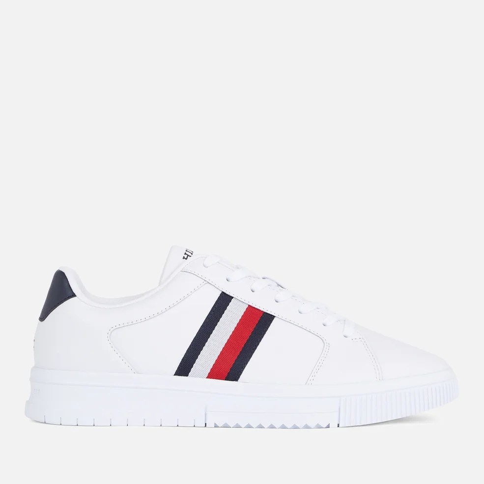 Tommy Hilfiger Men's Leather Cupsole Trainers Image 1