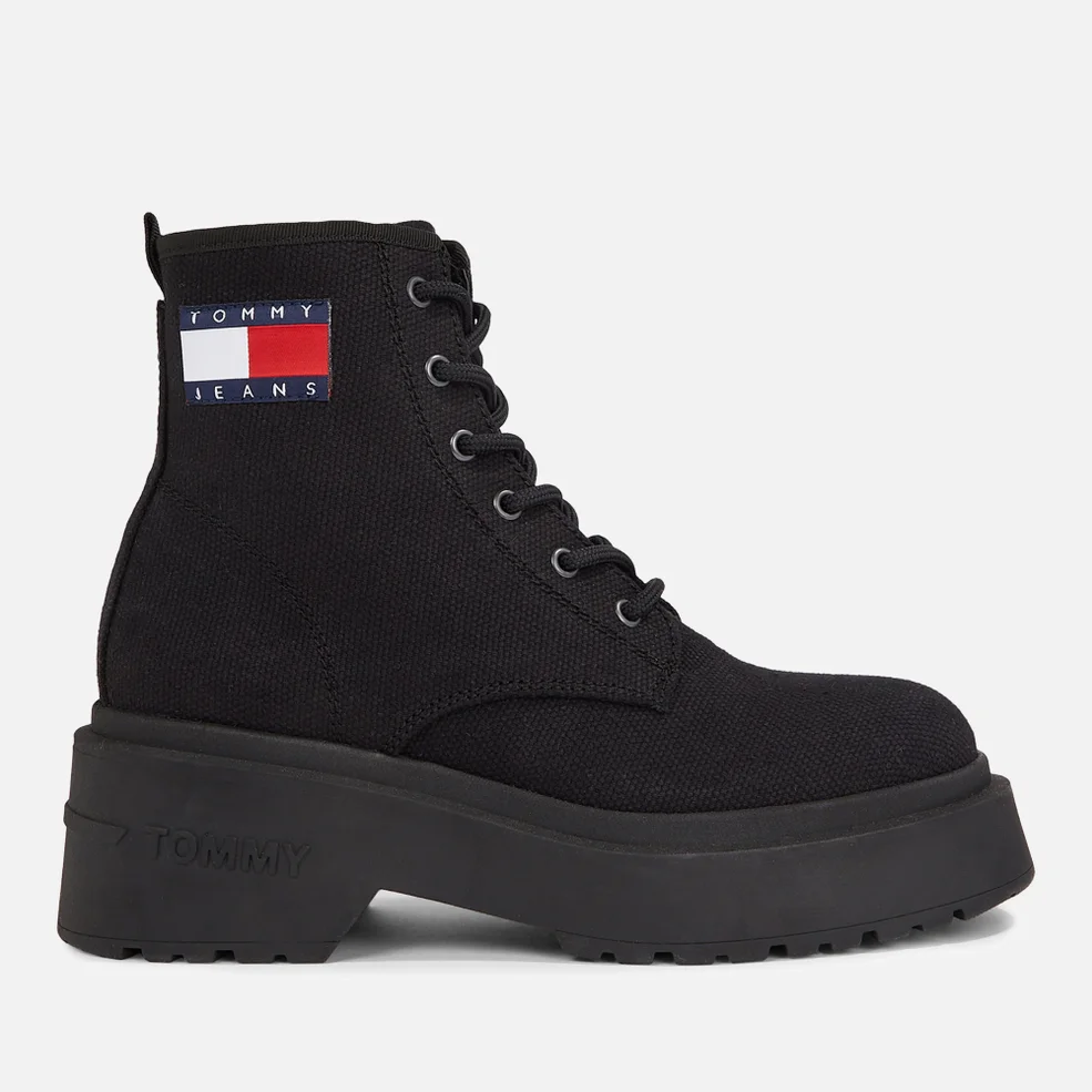 Tommy Jeans Women's Mid Boots - Black Image 1