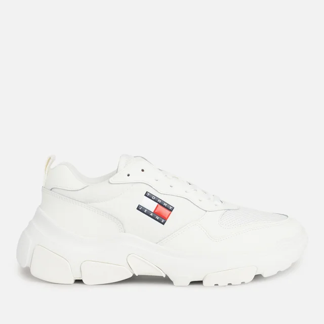 Tommy Jeans Women's Leather and Mesh Running-Style Trainers