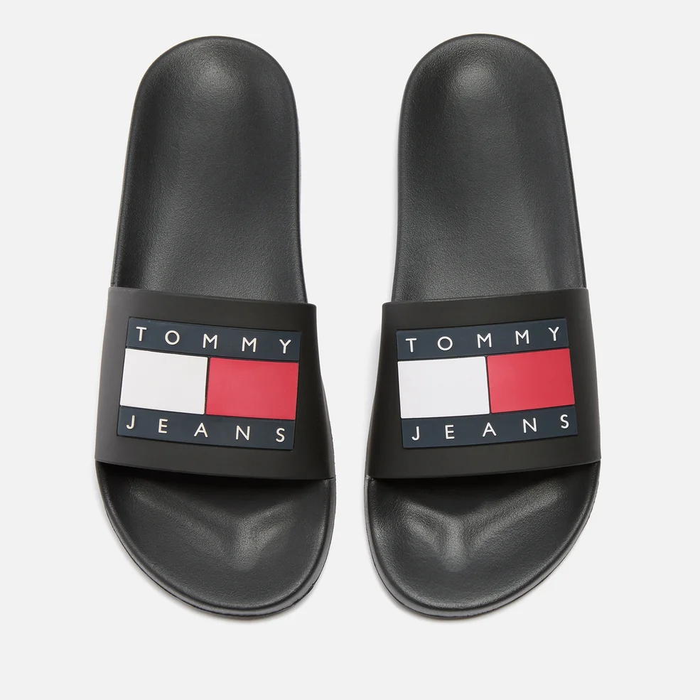 Tommy Jeans Women's Leather Slider Sandals - UK 3 Image 1