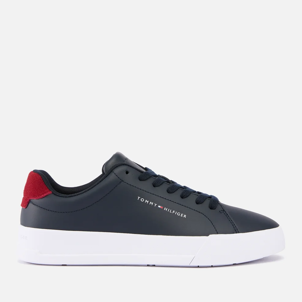 Tommy Hilfiger Men's Leather Court Trainers - UK 7 Image 1